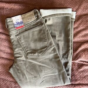 Weatherproof Men's Relaxed Fit Tan Jeans